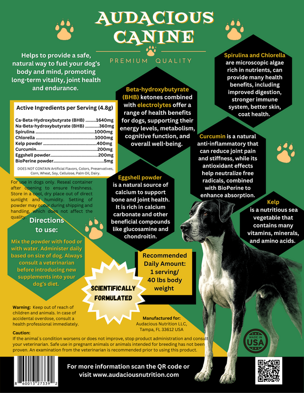 Audacious Canine/ Joint Health Sample